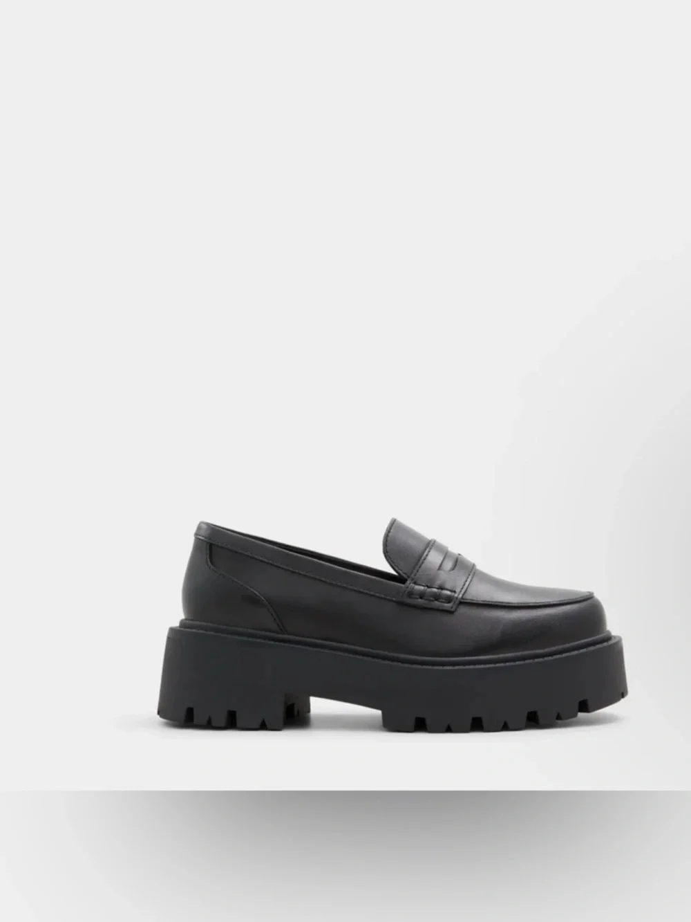 Call It Spring | Shoes | Call It Spring Black Chunky Lug Penny Loafers ...